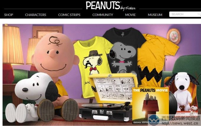 最大儿童影视制造商收购 花生 漫画及旗下peanuts Com Snoopy Com